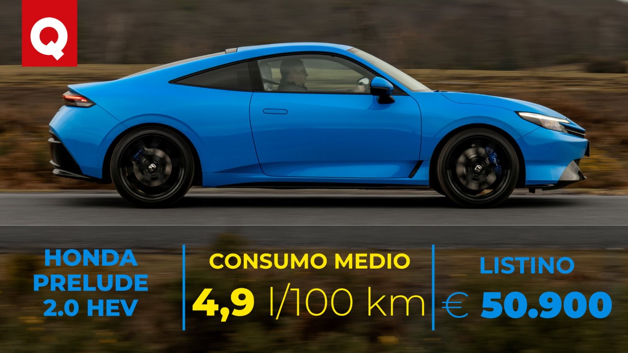 Honda Prelude, la coupé da 25 km/l in città: i consumi reali del Centro Prove