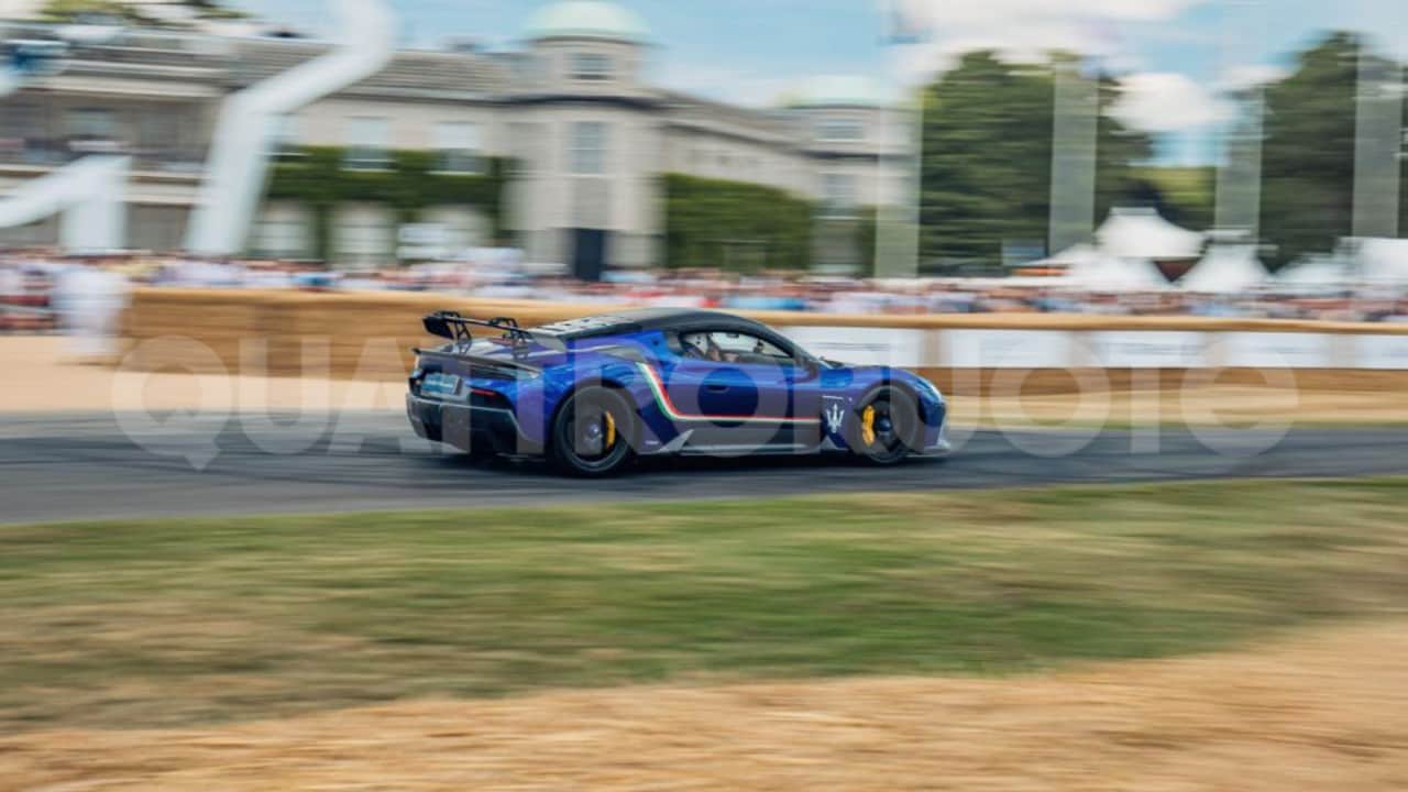 Maserati MCXtrema, GT2 Stradale e Cielo protagoniste sulla salita di Goodwood